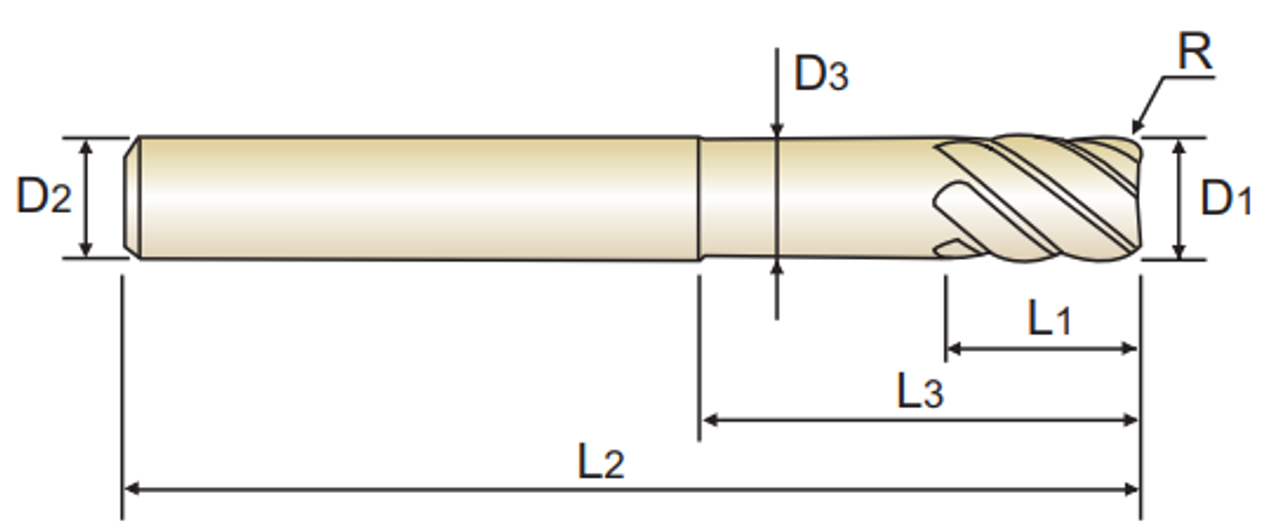 YG-1 X5070 Carbide End Mill | RTJ Tool Company