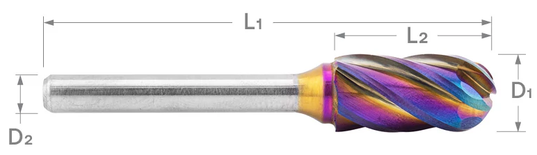SC Series Non-Ferrous Cut Carbide Burr | RTJ Tool Company