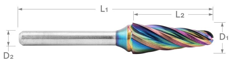 SL Series Non-Ferrous Cut Carbide Burr | RTJ Tool Company