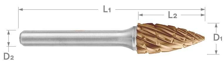 SG Series Cast Iron Cut Carbide Burr | RTJ Tool Company