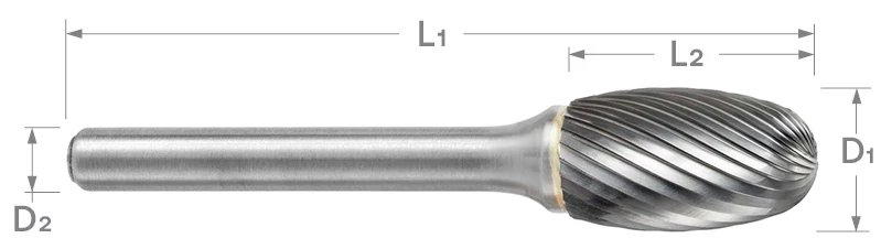 SE Series Single Cut Carbide Burr | RTJ Tool Company