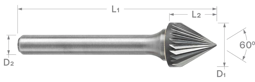 SJ Series Single Cut Carbide Burr | RTJ Tool Company