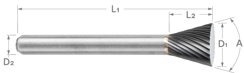 SN Series Single Cut Carbide Burr | RTJ Tool Company