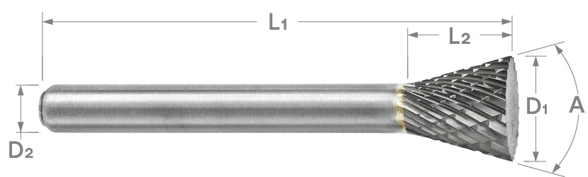 SN Series Double Cut Carbide Burr | RTJ Tool Company