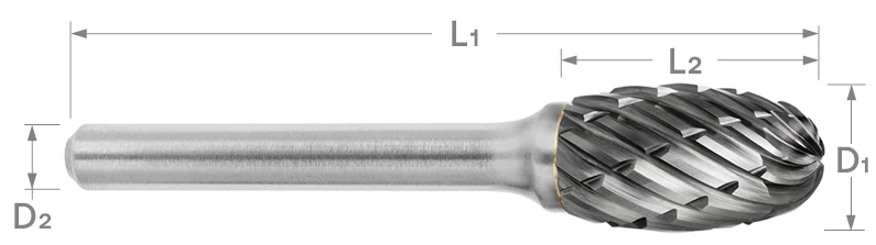 SE Series Steel Cut Carbide Burr | RTJ Tool Company