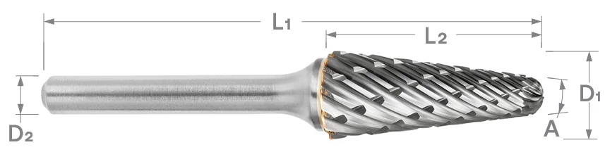 SL Series Steel Cut Carbide Burr | RTJ Tool Company