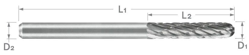 SC Series High Temp Alloy Cut Carbide Burr | RTJ Tool Company