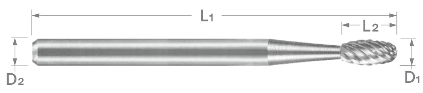 SE Series High Temp Alloy Cut Carbide Burr | RTJ Tool Company