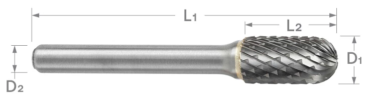 SC Series Heavy Duty Cut Carbide Burr | RTJ Tool Company