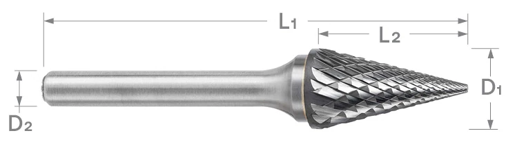 SM Series Heavy Duty Cut Carbide Burr | RTJ Tool Company