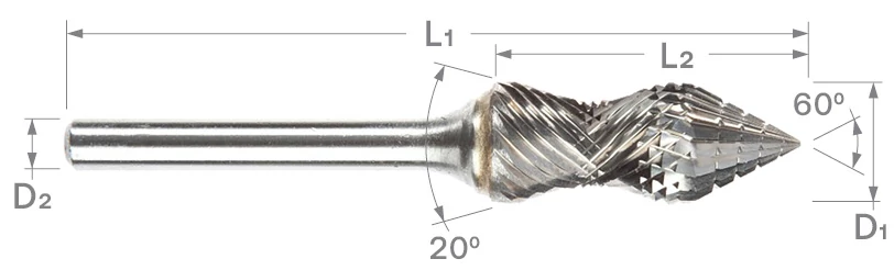 SJ Series Radius Burr | RTJ Tool Company