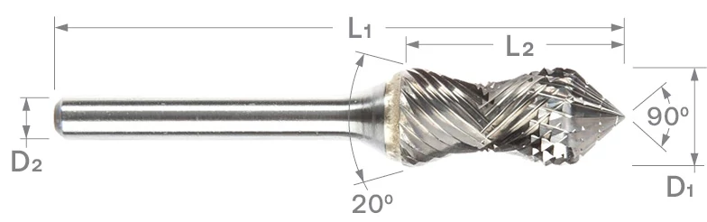 SK Series Radius Burr | RTJ Tool Company
