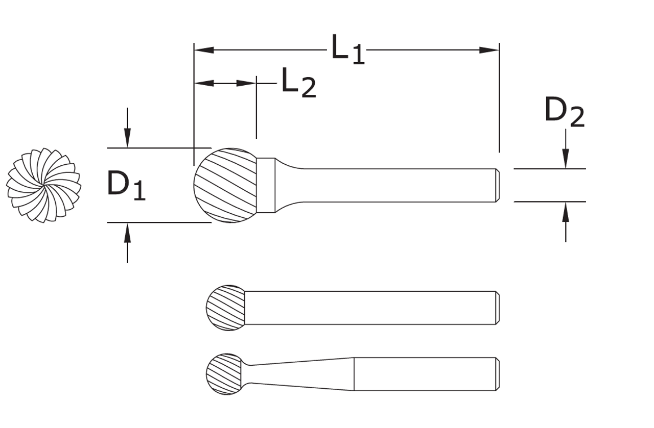 SD Carbide Burr | RTJ Tool Company