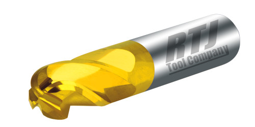 4 Flute Ball Nose Carbide End Mill | RTJTool.com