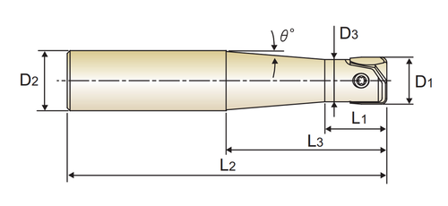 i-Xmill CORNER RADIUS HOLDERS, STEEL(TAPER NECK TYPE) - Corner Radius Inserts ONLY | RTJ Tool Company