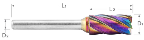 SB Series Non-Ferrous Cut Carbide Burr | RTJ Tool Company