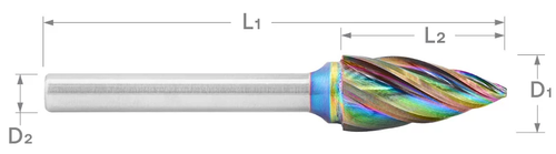 SG Series Non-Ferrous Cut Carbide Burr | RTJ Tool Company