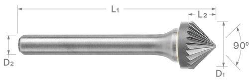 SK Series Single Cut Carbide Burr | RTJ Tool Company