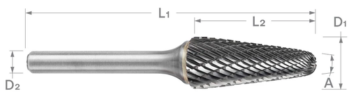 SL Series Double Cut Carbide Burr | RTJ Tool Company