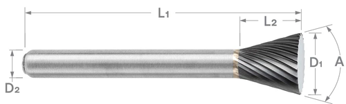 SN Series Single Cut Carbide Burr | RTJ Tool Company