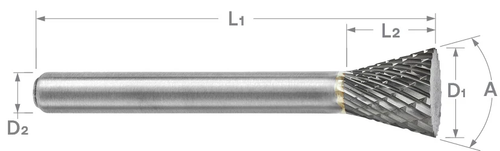 SN Series Double Cut Carbide Burr | RTJ Tool Company