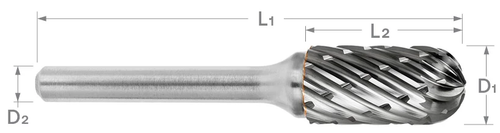 SC Series Steel Cut Carbide Burr | RTJ Tool Company