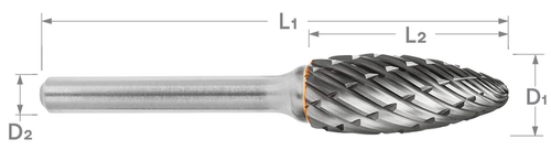 SH Series Steel Cut Carbide Burr | RTJ Tool Company
