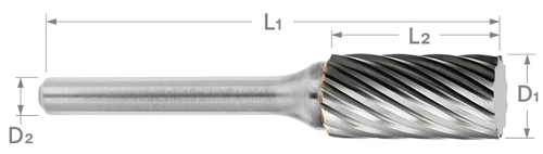 SA Series Stainless Steel Cut Carbide Burr | RTJ Tool Company