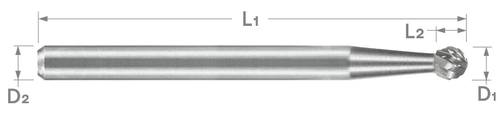 SD Series High Temp Alloy Cut Carbide Burr | RTJ Tool Company