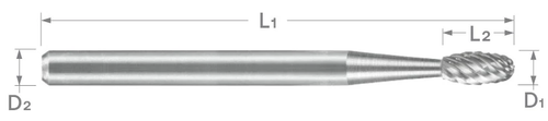 SE Series High Temp Alloy Cut Carbide Burr | RTJ Tool Company