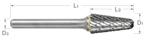 SL Series Heavy Duty Cut Carbide Burr | RTJ Tool Company