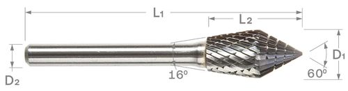 SJ Series Combination Burr | RTJ Tool Company