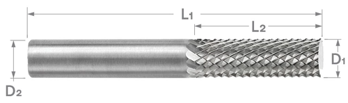 Composite Routers - No End Cut | RTJ Tool Company