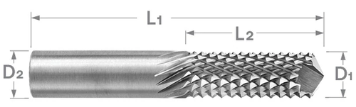 Composite Routers - Drill Point | RTJ Tool Company