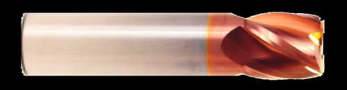 4 Flute, Stub Length, TiCN Coated Carbide End Mill | RTJTool.com