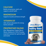 Doc Roy's® Healthy Bones - Bone Health Vitamins for Dogs & Cats
