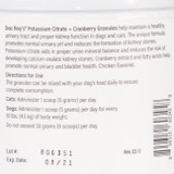 Doc Roy's® Potassium Citrate Cranberry