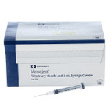 3cc MonoJect™ Syringes with 22 gauge Needles
