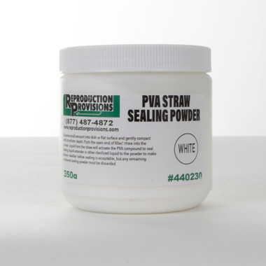 PVC Straw Sealing Powder, White