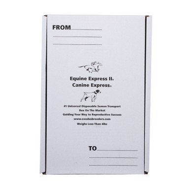 Universal Equine & Canine Express Outer Corrugated Carton