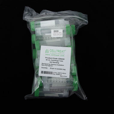 50 ml Centrifuge Screw Cap Tubes Sterile Self-Standing