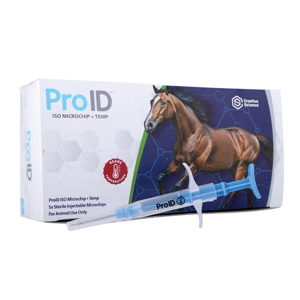 ProID® ISO Microchip + Temp 5ct. Lifetime Registration