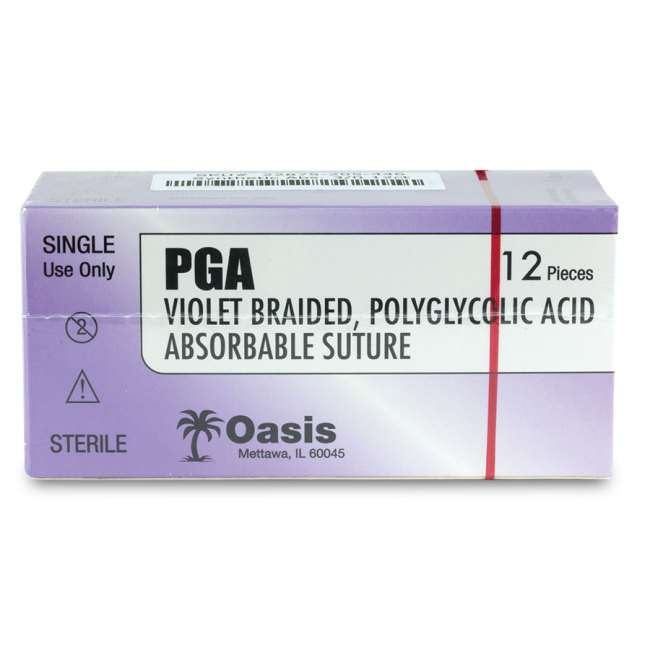 PGA Violet Braided Polyglycolic Absorbable Suture