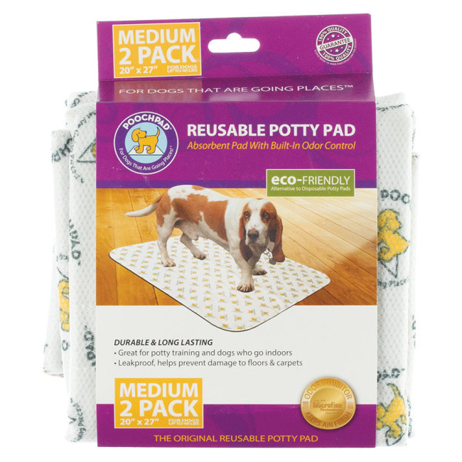 PoochPads Reusable Dog Pad, 48 L X 48 W X .2 H, For Dogs 90-120 lbs.