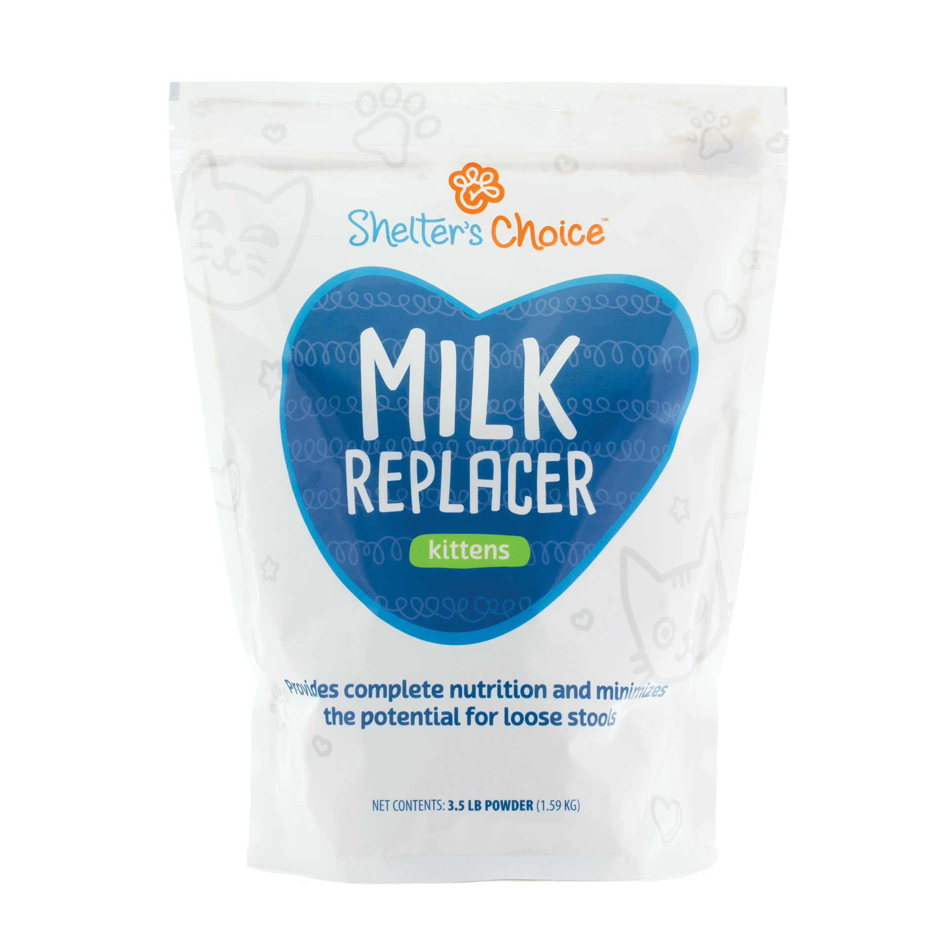 Breeder's Edge Foster Care Feline Powdered Milk Replacer For Kittens - 12oz Can, With Bio-MOS & IgY
