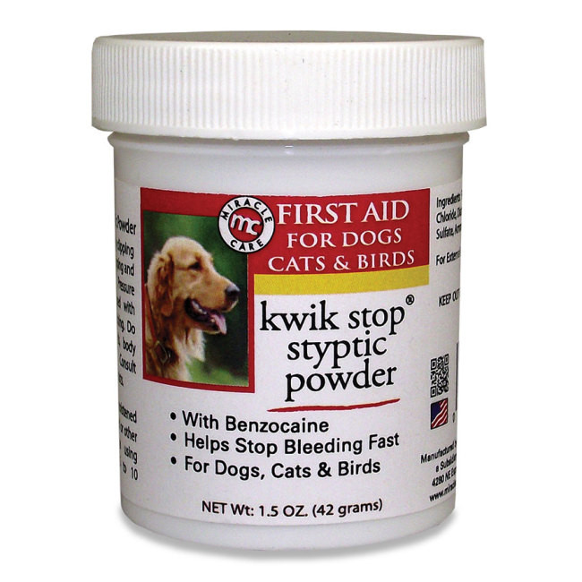 Kwik-Stop Styptic Powder-Control External Bleeding In Pets - 42 gm