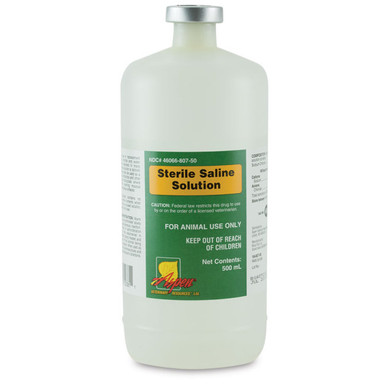 Sterile Saline Solution for Dogs & Cats