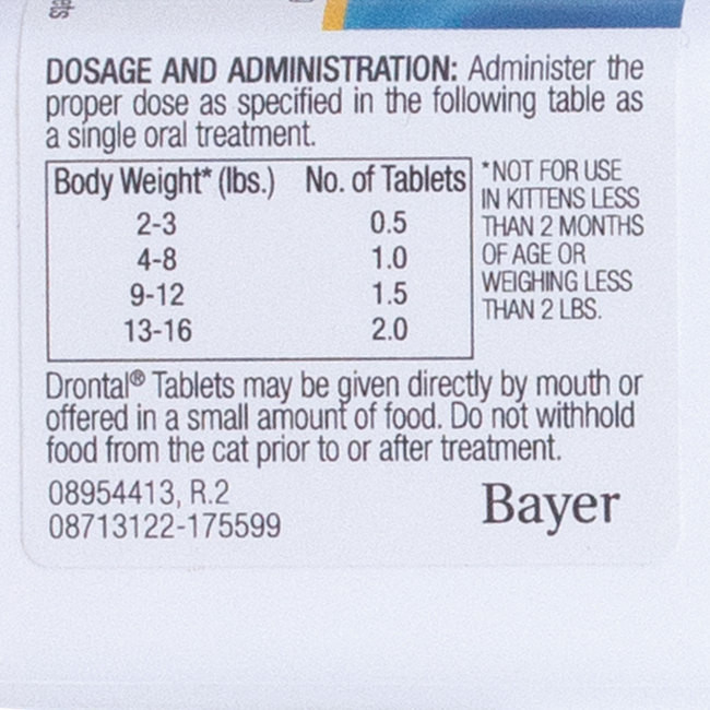 Drontal For Cats Uses, Dosage, Side Effects