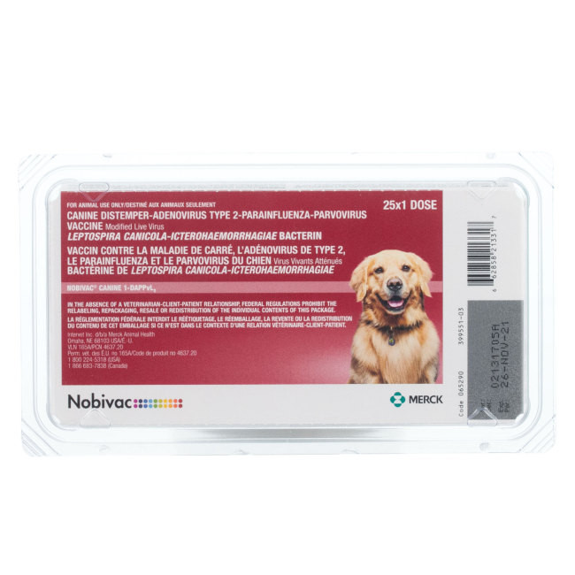 Image of Nobivac® Canine 1-DAPPvL<sub>2</sub> 7-in-1 Dog Vaccine