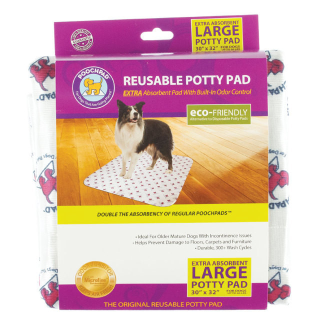 PoochPad® Reusable Extra Absorbent Potty Pad Large 30 x 32 2-Pack